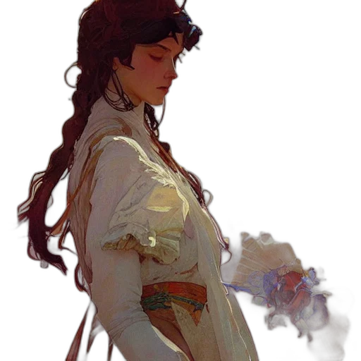 sword, staff, dress, crown transparent PNG cut-out