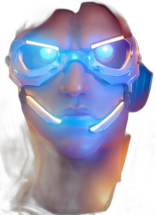 mask, robot, face, jewelry transparent PNG cut-out