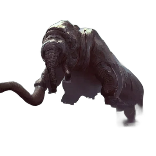 animal, creature, staff, weapon, concept art, 3d render, photorealistic, fantasy art transparent PNG cut-out