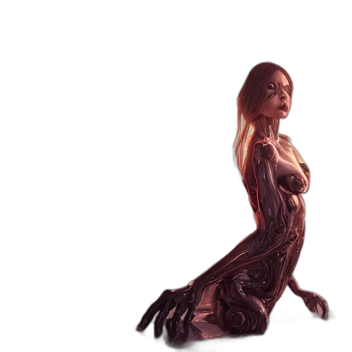 dress, hair, creature, animal transparent PNG cut-out