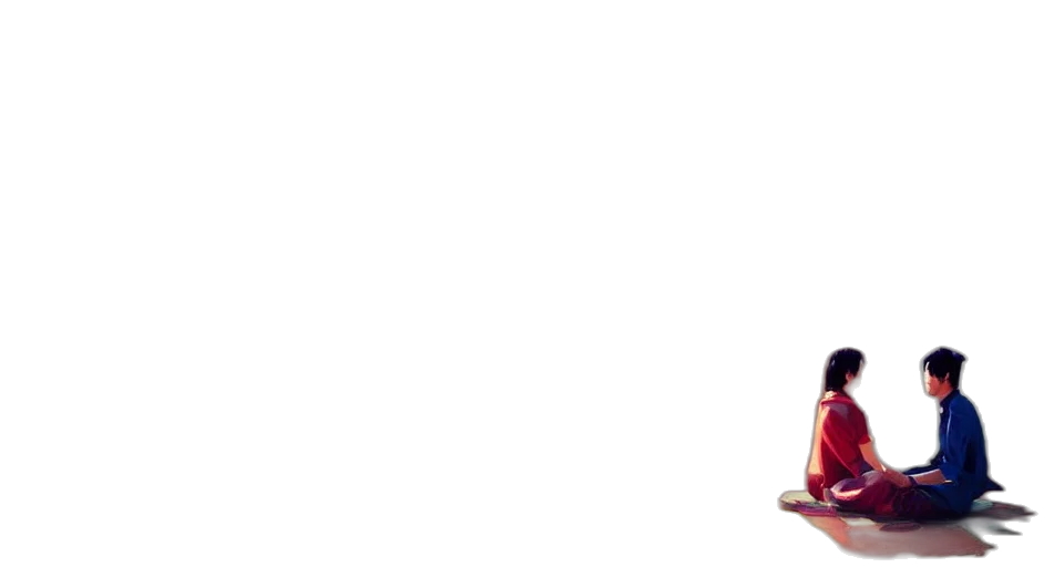 staff, dress, umbrella, face transparent PNG cut-out