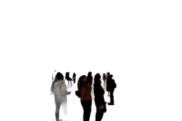 staff, robot, umbrella, jacket transparent PNG cut-out