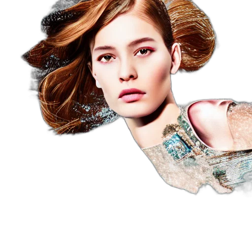 hair, face, crown, jewelry transparent PNG cut-out
