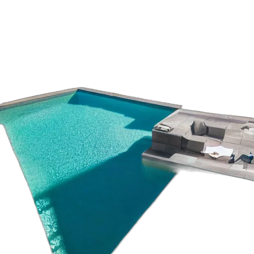 3d render, photorealistic, underwater, blue transparent PNG cut-out