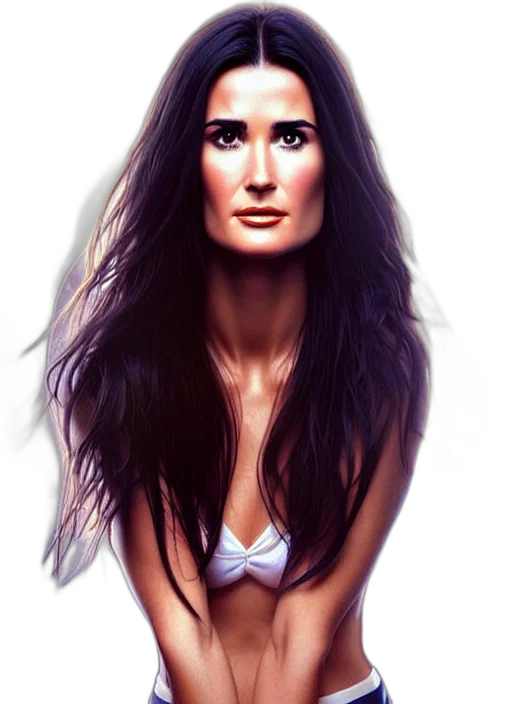 hair, face, photorealistic, oil painting transparent PNG cut-out