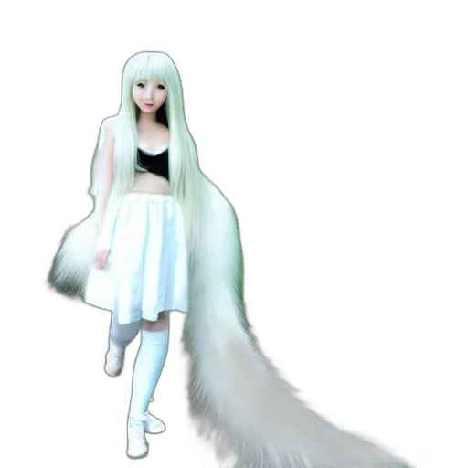 creature, hair, animal, staff transparent PNG cut-out