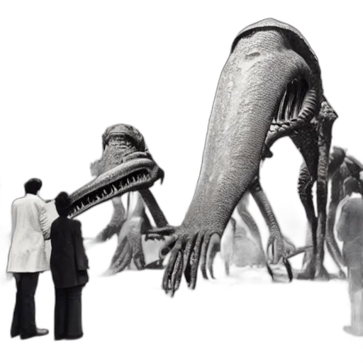 creature, animal, weapon, concept art, 3d render, underwater, wide, shot transparent PNG cut-out