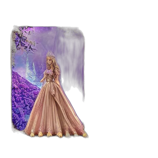 dress, jewelry, fantasy art, 3d render, concept art, photorealistic, forest, outer space transparent PNG cut-out
