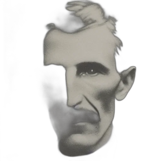 face, mask, staff, creature transparent PNG cut-out
