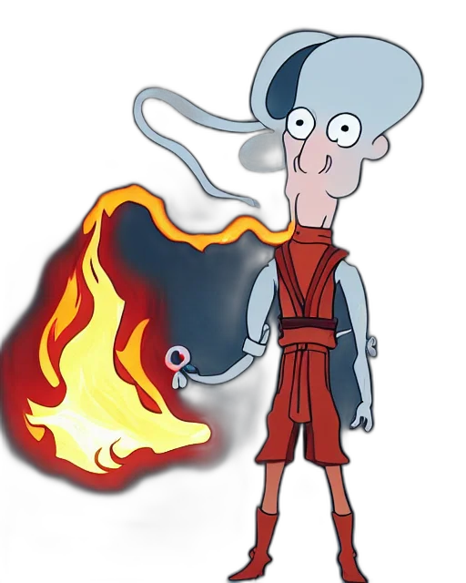 staff, mask, sword, dragon, concept art, cartoon, fantasy art, comic book art transparent PNG cut-out