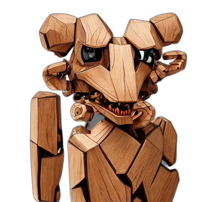 robot, animal, concept art, 3d render transparent PNG cut-out