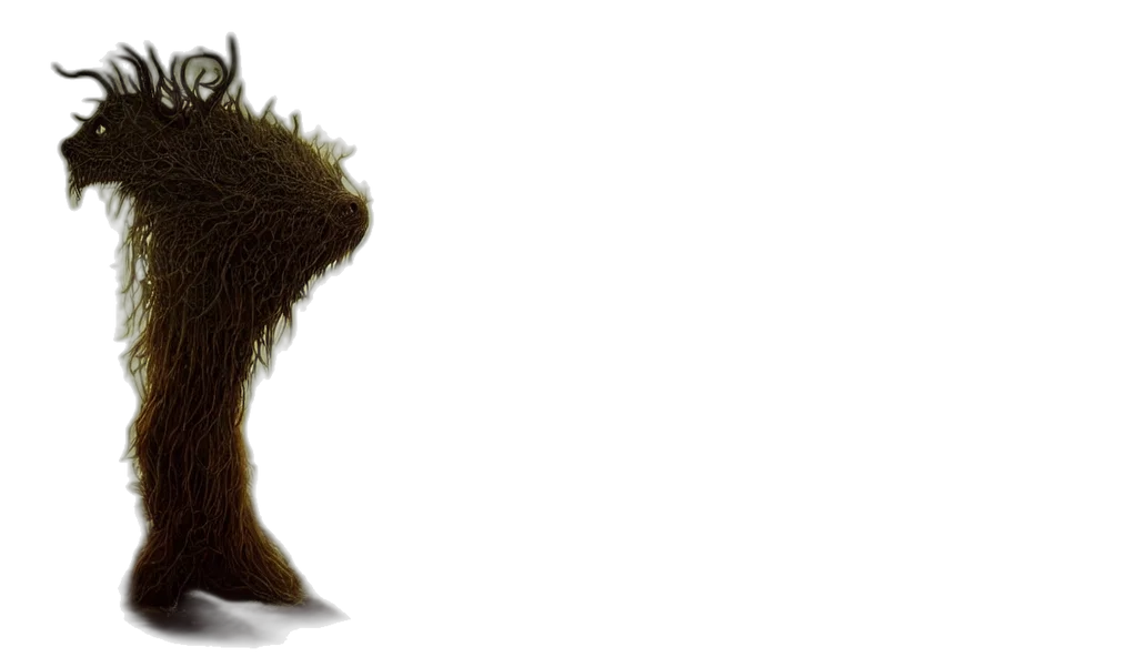 hair, creature, animal, crown, concept art, 3d render, photorealistic, fantasy art transparent PNG cut-out