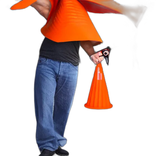 hat, staff, umbrella, jacket transparent PNG cut-out
