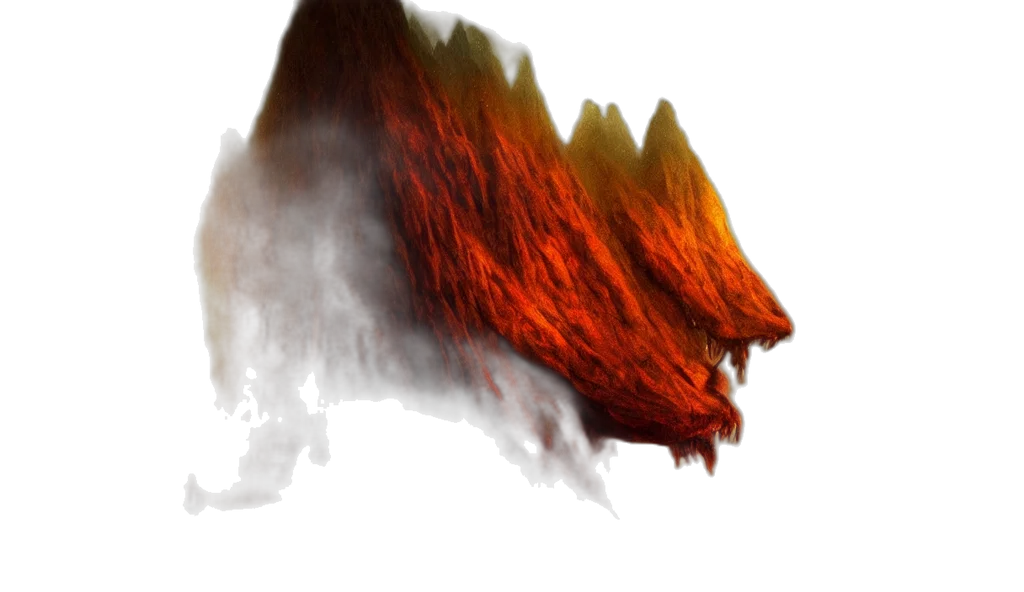 hair, dragon, mask, creature, photorealistic, 3d render, concept art, fantasy art transparent PNG cut-out