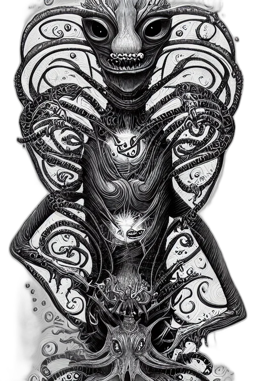 creature, mask, dragon, animal transparent PNG cut-out