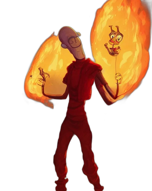 staff, mask, robot, jacket, concept art, fantasy art, pixel art, cartoon transparent PNG cut-out