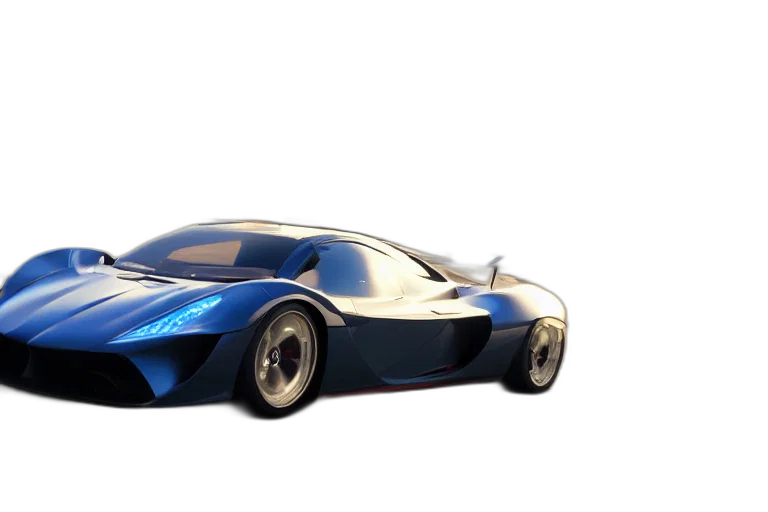 car, robot, weapon, 3d render transparent PNG cut-out