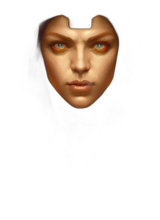 face, mask, robot, crown transparent PNG cut-out