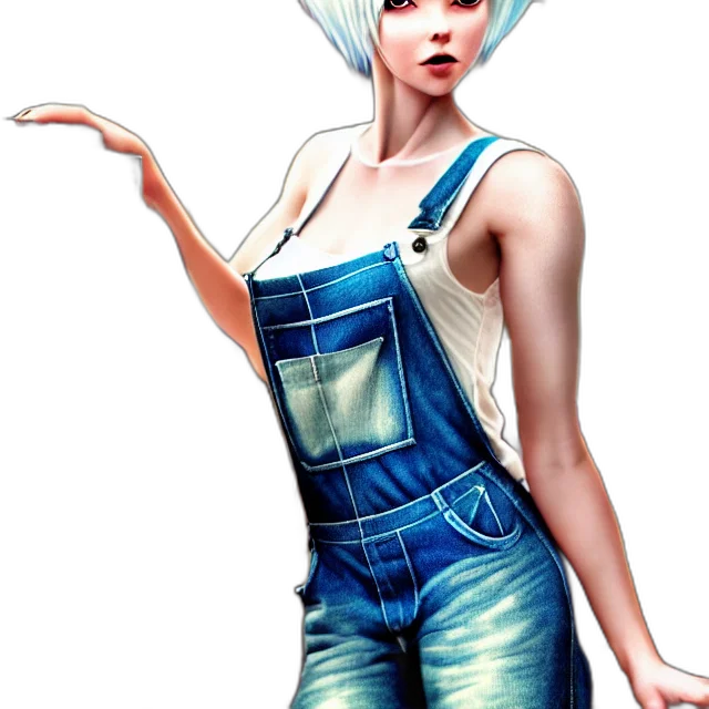 dress, hat, concept art, fantasy art, 3d render, photorealistic, blue, full transparent PNG cut-out