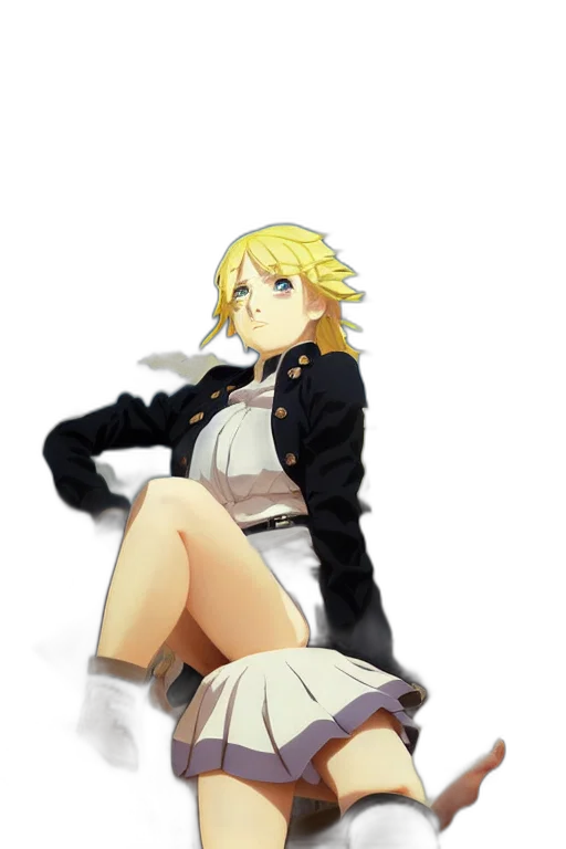 jacket, staff, sword, dress transparent PNG cut-out