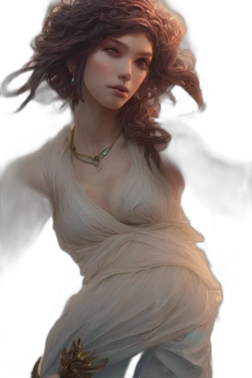 dress, jewelry, face, crown transparent PNG cut-out