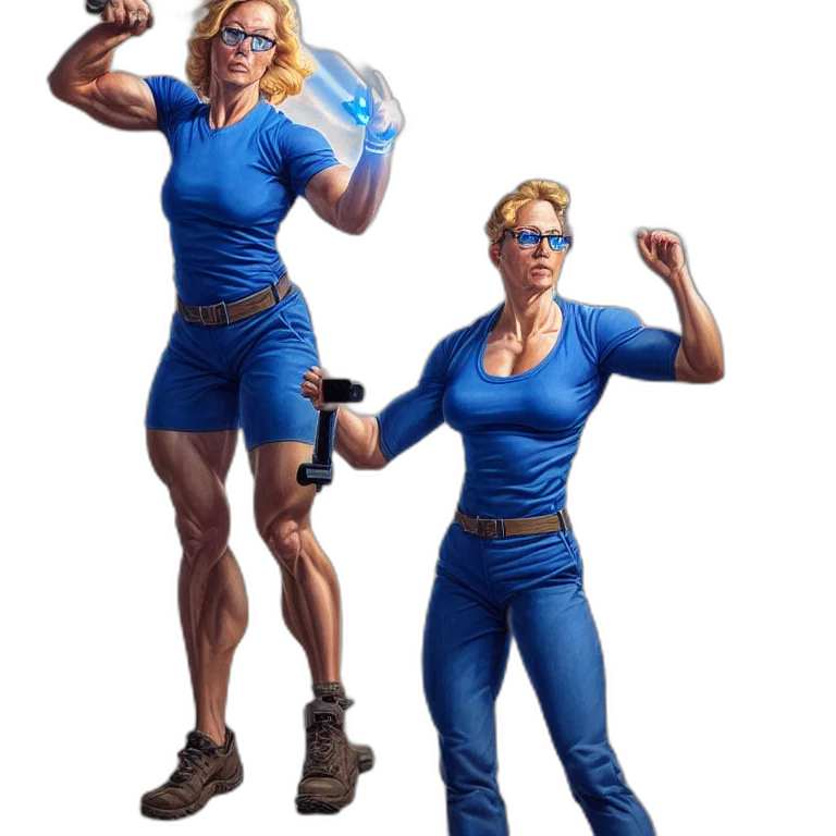 concept art, comic book art, pixel art, 3d render transparent PNG cut-out