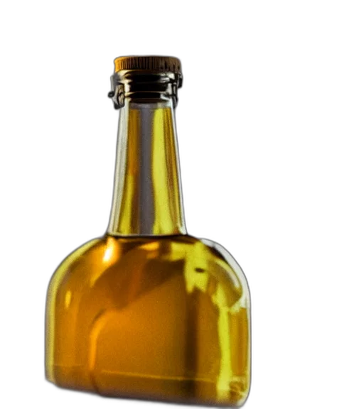 bottle, crown, food, weapon, 3d render, photorealistic, golden, photo transparent PNG cut-out