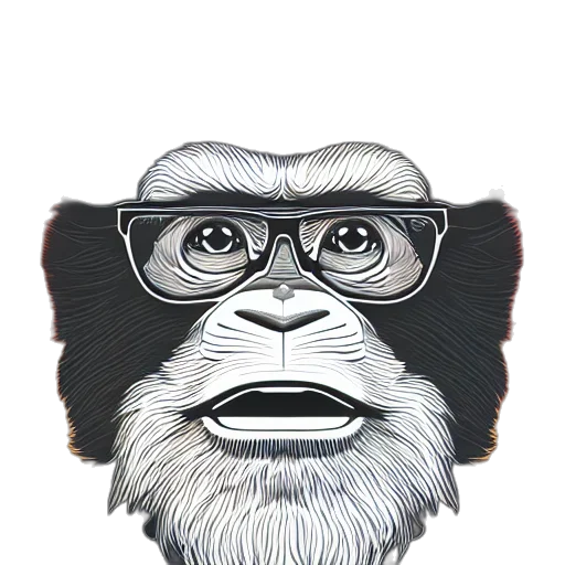 animal, face, mask, creature, cartoon, photorealistic, concept art, 3d render transparent PNG cut-out