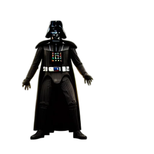 staff, 3d render, concept art, full, body, darth, vader, uhd transparent PNG cut-out