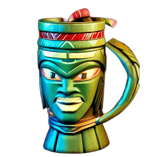 mask, crown, face, bottle, 3d render, concept art, fantasy art, photorealistic transparent PNG cut-out