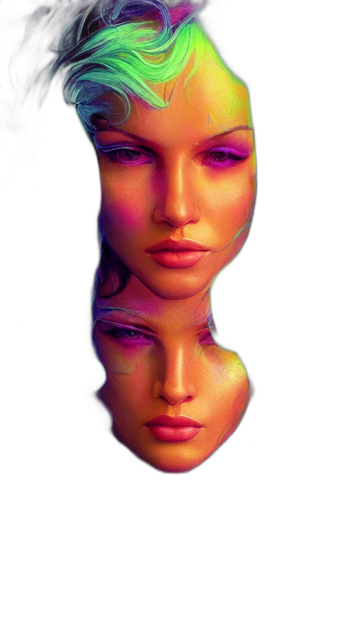 face, mask, crown, jewelry transparent PNG cut-out