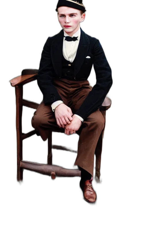 staff, furniture, face, jacket transparent PNG cut-out