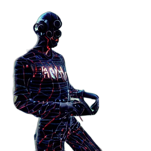 robot, jacket, mask, animal transparent PNG cut-out