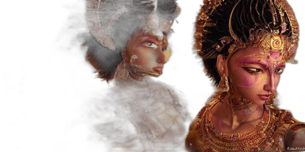 fantasy art, photorealistic, concept art, 3d render transparent PNG cut-out