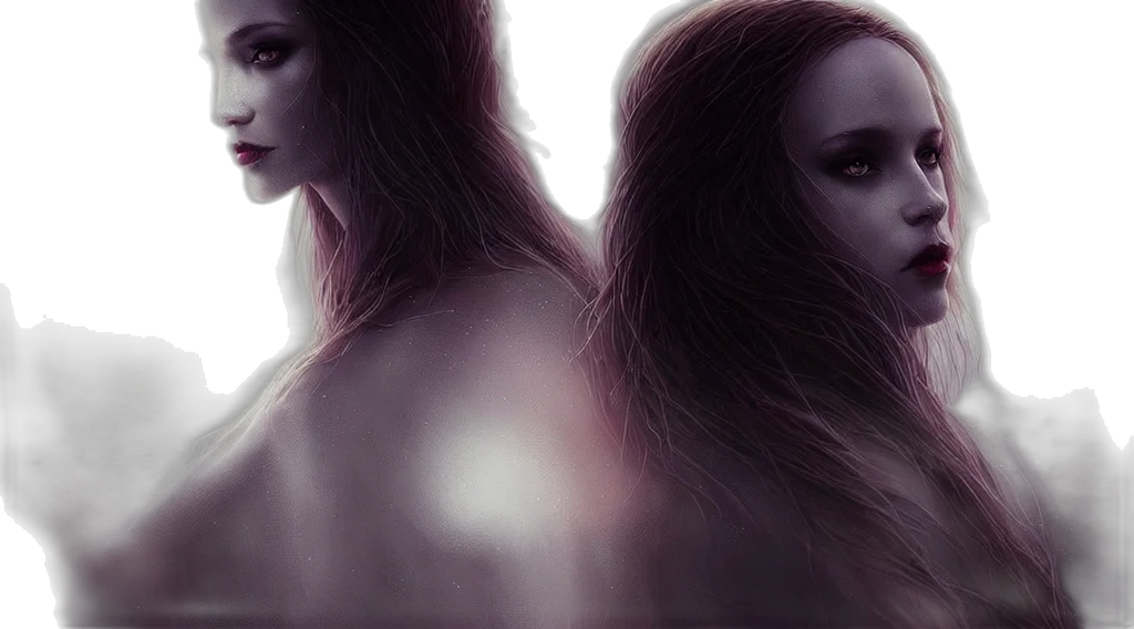 hair, fantasy art, concept art, photorealistic, comic book art, fog, neon lights, underwater transparent PNG cut-out