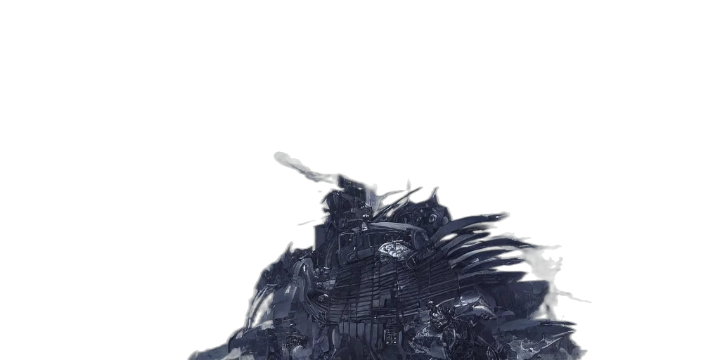 dress, hair, crown, dragon transparent PNG cut-out