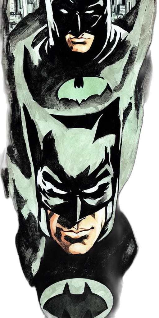 mask, comic book art, concept art, watercolor transparent PNG cut-out