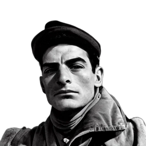 face, hat, staff, jacket transparent PNG cut-out