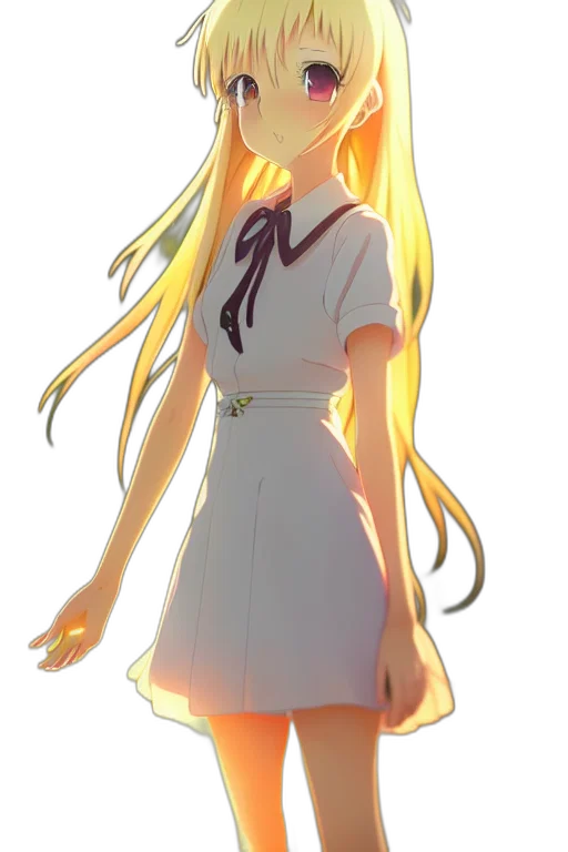 dress, staff, crown, face, anime, 3d render, concept art, pixel art transparent PNG cut-out