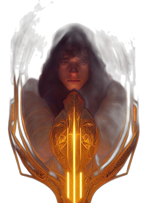 sword, mask, face, crown transparent PNG cut-out