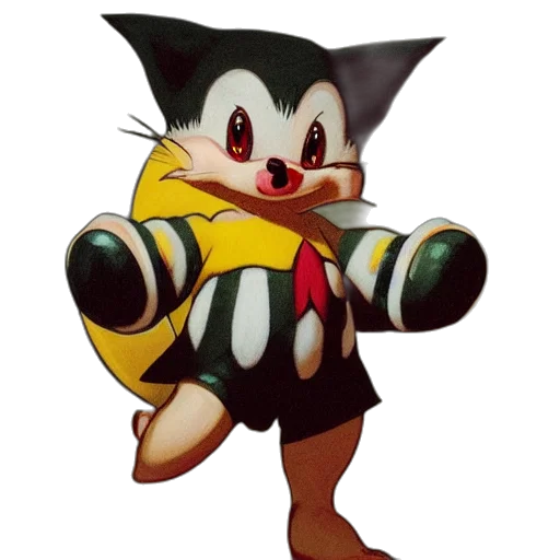 animal, weapon, jacket, staff, concept art, 3d render, cartoon, comic book art transparent PNG cut-out