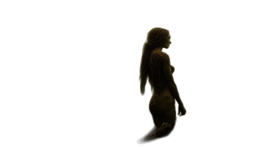 creature, dress, robot, hair, 3d render, concept art, photorealistic, pixel art transparent PNG cut-out