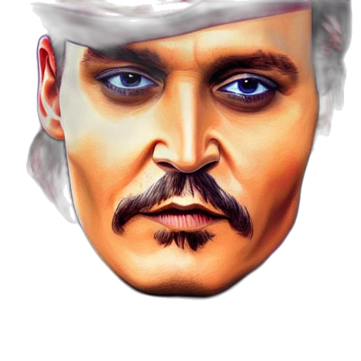 face, mask, hat, photorealistic, comic book art, pixel art, concept art, portrait transparent PNG cut-out