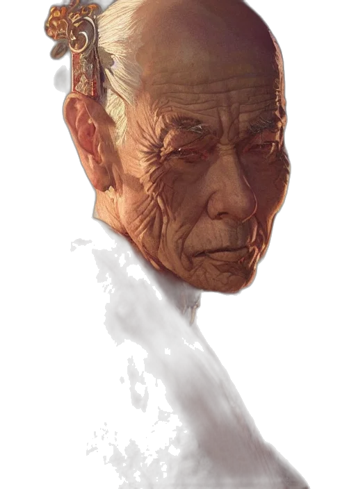 face, mask, staff, creature transparent PNG cut-out
