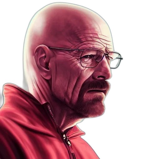 face, jacket, comic book art, photorealistic transparent PNG cut-out