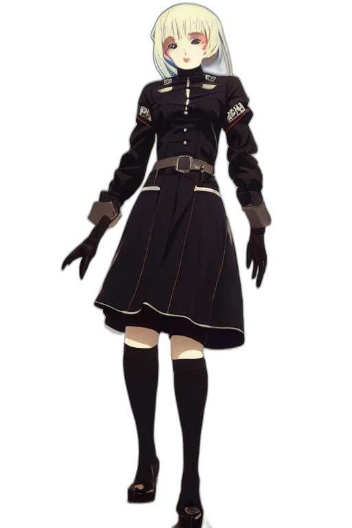dress, staff, jacket, concept art transparent PNG cut-out