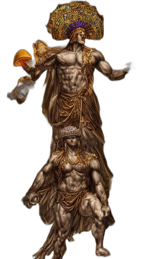 concept art, fantasy art, 3d render, comic book art transparent PNG cut-out