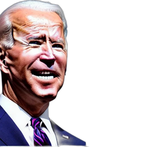 face, mask, creature, robot, vaporwave, photo, joe, biden transparent PNG cut-out