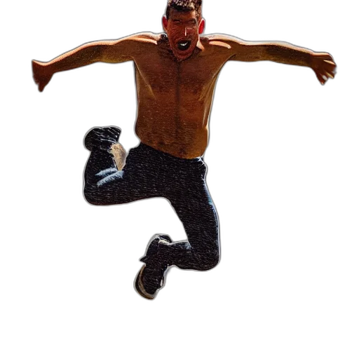 creature, animal, photorealistic, concept art, comic book art, pixel art, underwater, man transparent PNG cut-out