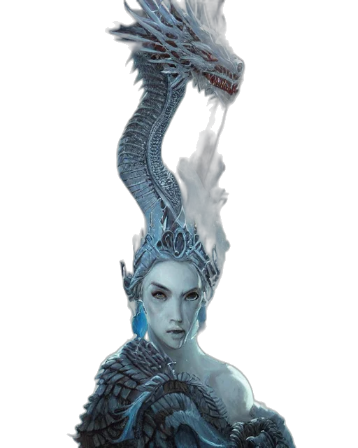 dragon, creature, staff, mask, concept art, fantasy art, pixel art, comic book art transparent PNG cut-out